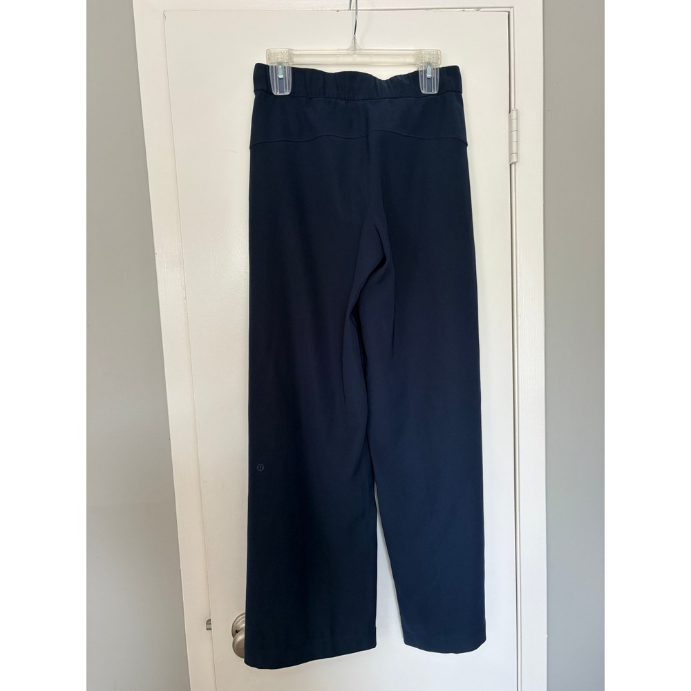 Lululemon On the Fly Wide-Leg Pants 6 Navy Blue Luxtreme 31" Length W5BM3S - Picture 2 of 9